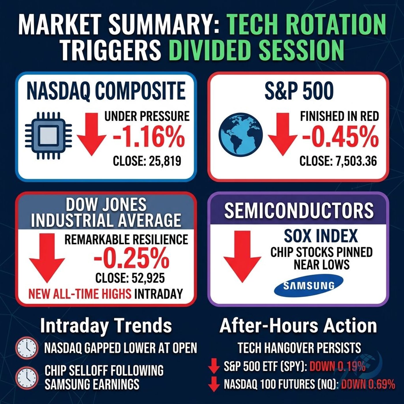 Nasdaq Slides on Semiconductor Selloff as Rivian Plunges episode artwork