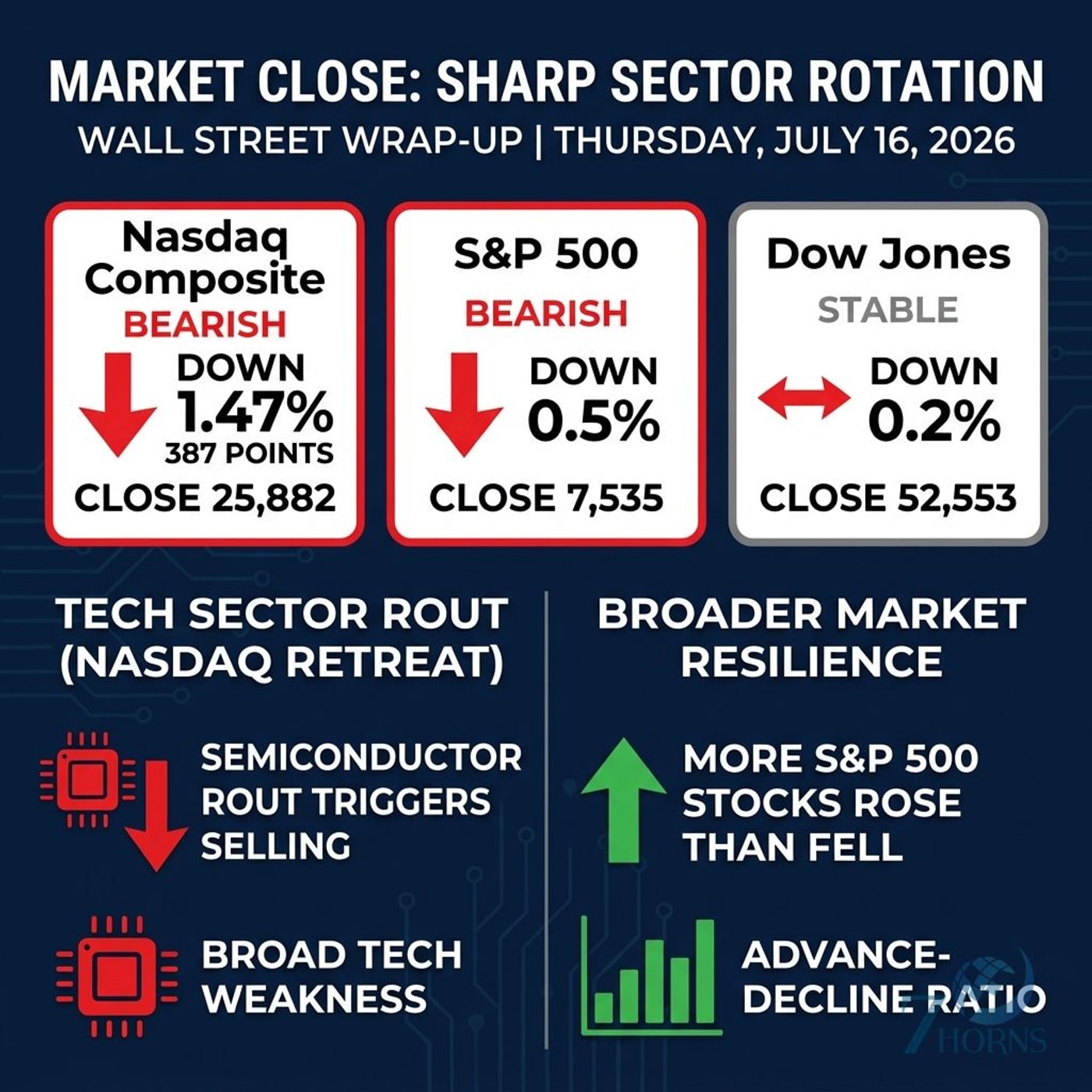Nasdaq Sinks in Tech Rotation: Alphabet and Nvidia Fall, Apple Gains episode artwork